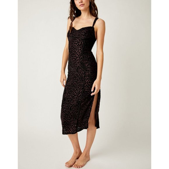 🆕 FREE PEOPLE In My Heart Bodycon / Cocoa Combo - Picture 1 of 12